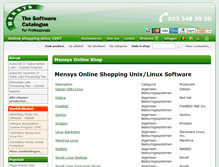 Tablet Screenshot of linux.mensys.nl